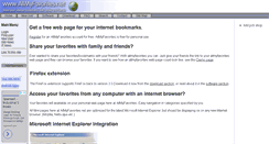 Desktop Screenshot of allmyfavorites.net