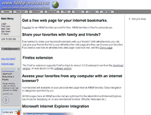 Tablet Screenshot of allmyfavorites.net
